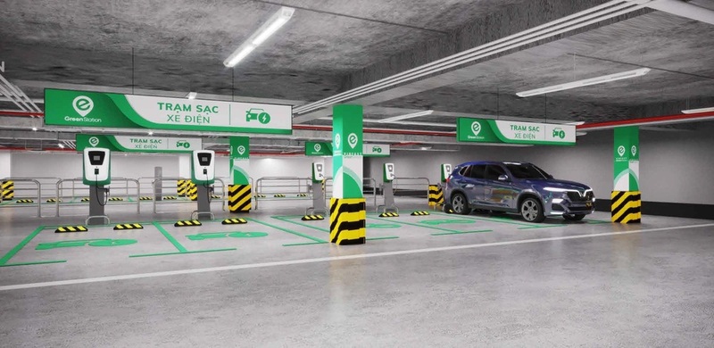 danh sách trạm sạc VinFast tại các trung tâm thương mại